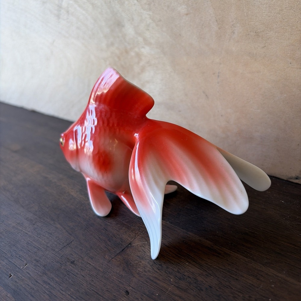 Vintage Noritake Goldfish Nippon Toki Japan Bone China
